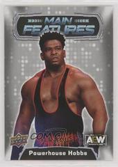 Powerhouse Hobbs [Silver] Wrestling Cards 2022 Upper Deck AEW Main Features Prices