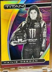 Hailie Deegan [Gold] #16 Racing Cards 2021 Panini Chronicles NASCAR Titan Prices