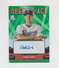 Josh Jung [Green] #OAA-JJ Baseball Cards 2023 Topps Big League Opening Act Autographs Prices