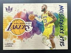 LeBron James [Sapphire] #10 Basketball Cards 2023 Panini Court Kings Self Expression Prices