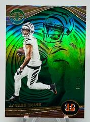 Ja'Marr Chase [Green Trophy Collection] #20 Football Cards 2023 Panini Illusions Prices