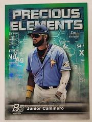 Junior Caminero [Green] #PE-2 Baseball Cards 2023 Bowman Platinum Precious Elements Prices