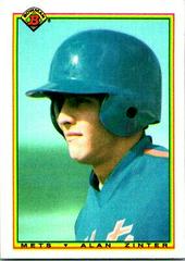Alan Zinter #135 Baseball Cards 1990 Bowman Prices