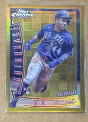 Julio Rodriguez [Gold] #YQ-2 Baseball Cards 2022 Topps Chrome Youthquake Prices