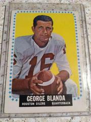 George Blanda #68 Football Cards 1964 Topps Prices