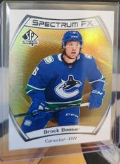 Brock Boeser [Gold] #S-27 Hockey Cards 2021 SP Authentic Spectrum FX Prices