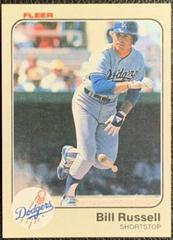 Bill Russell #219 Baseball Cards 1983 Fleer Prices