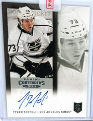 Tyler Toffoli [White Jersey Autograph] #249 Hockey Cards 2013 Panini Contenders Prices