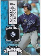 Evan Longoria [Holofoil] #CH-12 Baseball Cards 2013 Topps Chasing History Prices