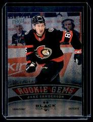 Jake Sanderson Hockey Cards 2022 Upper Deck 2006-07 Black Diamond Retro Prices