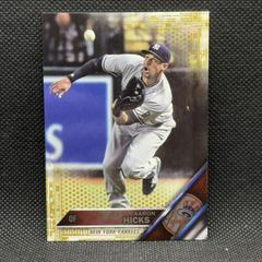Aaron Hicks [Gold] Baseball Cards 2016 Topps Update Prices