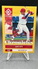 Juan Soto [Gold] #36 Baseball Cards 2022 Panini Chronicles Prices
