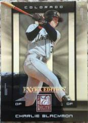 Charlie Blackmon #17 Baseball Cards 2008 Donruss Elite Extra Edition Prices
