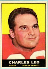 Charles Leo Football Cards 1961 Topps Prices