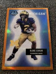 Blake Corum [Orange] #55BF-26 Football Cards 2023 Bowman Chrome University 1955 Prices