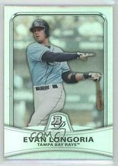 Evan Longoria #53 Baseball Cards 2010 Bowman Platinum Prices