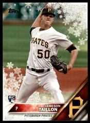 Jameson Taillon [Metallic Snowflake] #HMW197 Baseball Cards 2016 Topps Holiday Prices
