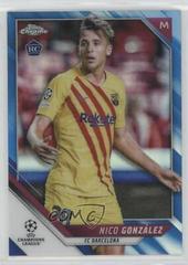 Nico Gonzalez [Blue Refractor] Soccer Cards 2021 Topps Chrome UEFA Champions League Prices