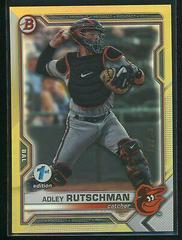 Adley Rutschman [Gold Foil] #BD-31 Baseball Cards 2021 Bowman Draft 1st Edition Prices