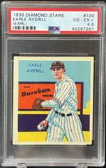 Earle Averill [Earl] Baseball Cards 1936 Diamond Stars Prices
