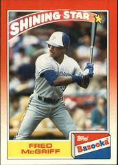 Fred McGriff Baseball Cards 1990 Bazooka Prices