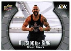 Shawn Spears [Silver] Wrestling Cards 2022 Upper Deck AEW Outside the Ring Prices