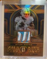 Jaylen Waddle [Sapphire] #GR-JW Football Cards 2023 Panini Gold Standard Rush Prices