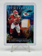 Clyde Edwards Helaire [Turquoise] #FF-CEH Football Cards 2022 Panini Origins Future Fabrics Prices