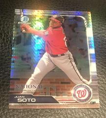 Juan Soto #BNR-JSO Baseball Cards 2019 Bowman Chrome National Convention Prices