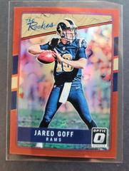 Jared Goff [Red] Football Cards 2016 Panini Donruss Optic the Rookies Prices
