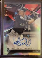 Ichiro [Red Wave Refractor] #FA-I Baseball Cards 2021 Topps Finest Autographs Prices