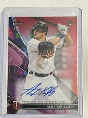 Alex Kirilloff Baseball Cards 2021 Topps Finest Autographs Prices