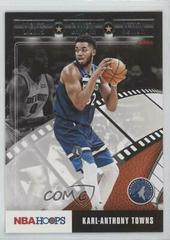 Karl Anthony Towns [Winter] Basketball Cards 2019 Panini Hoops Lights Camera Action Prices