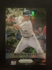 Mookie Betts [Camo Prizm] #122 Baseball Cards 2015 Panini Prizm Prices