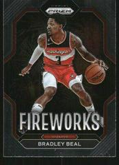 Bradley Beal #25 Basketball Cards 2022 Panini Prizm Fireworks Prices