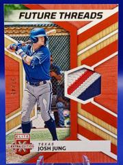 Josh Jung [Red] #FT-JJ Baseball Cards 2022 Panini Elite Extra Edition Future Threads Prices
