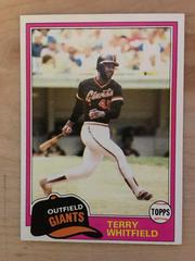 Terry Whitfield #167 Baseball Cards 1981 Topps Prices