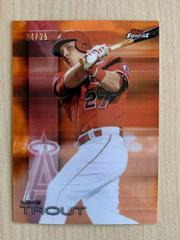 Mike Trout [Orange Refractor] Baseball Cards 2016 Topps Finest Prices