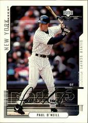 Paul O'Neill [Gold Script] #215 Baseball Cards 2000 Upper Deck MVP Prices