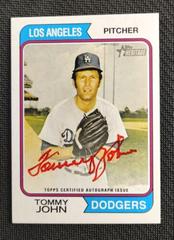 Tommy John [Special Edition Red Ink] #ROA-TJ Baseball Cards 2023 Topps Heritage Real One Autographs High Number Prices