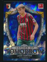 Lasse Gunther Soccer Cards 2021 Topps Chrome Bundesliga Sapphire Heroes of Tomorrow Prices