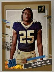 Kendre Miller [Studio Series] #22 Football Cards 2023 Panini Donruss Rated Rookies Portrait Prices