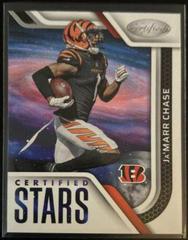 Ja'Marr Chase Football Cards 2022 Panini Certified Stars Prices