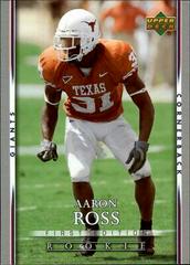 Aaron Ross #144 Football Cards 2007 Upper Deck First Edition Prices