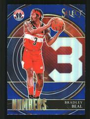 Bradley Beal [Blue Prizm] #35 Basketball Cards 2021 Panini Select Numbers Prices