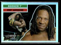 Booker T [Refractor] #33 Wrestling Cards 2006 Topps Heritage Chrome WWE Prices