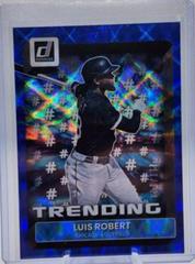 Luis Robert [Blue] #T-6 Baseball Cards 2022 Panini Donruss Trending Prices