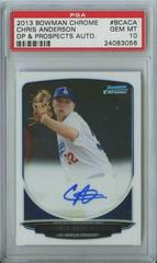 Chris Anderson Baseball Cards 2013 Bowman Chrome Draft Picks & Prospects Autographs Prices