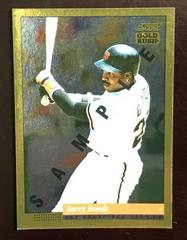 Barry Bonds [Gold Rush Sample] #1 Baseball Cards 1994 Score Prices