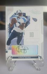 Vince Young [Signature Proof Silver] #73 Football Cards 2006 Playoff NFL Playoffs Prices